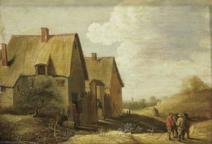 Landscape With A Farmhouse And Figures — David Teniers The Younger