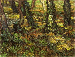 Troncs Och Lierre — Vincent Willem Van Gogh