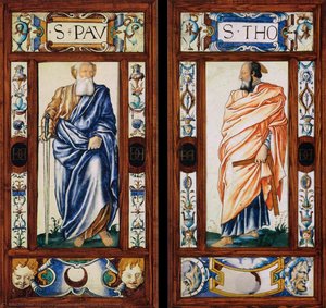 St Paul And St Thomas — Léonard Limosin