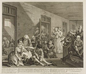 Ottavo Quadro, Da A Rake's Progress — William Hogarth