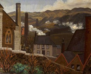 Dowlais From The Cinder Tips, Caeharris — Cedric Lockwood Morris