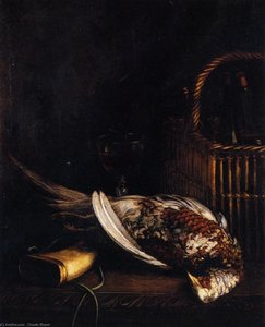 Still Life Con Falco — Claude Monet
