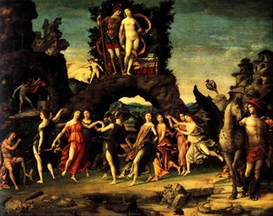 Parnas: Mars A Venuše — Andrea Mantegna