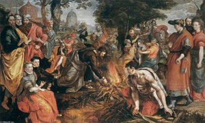 St Paul Bitten By A Viper On The Island Of Malta — Maarten De Vos
