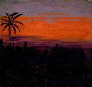 The Sky Simulated By Red Flamingoes — Abbott Handerson Thayer