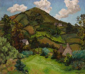 Harding Down, Llangynwyd, Bridgend — Cedric Lockwood Morris