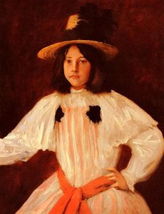La Fascia Rossa — William Merritt Chase