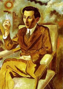 Retrato Del Escritor Walter Mehring — George Grosz