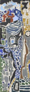 Market Place (half Church Tower) St Ives 1950 — Patrick Heron