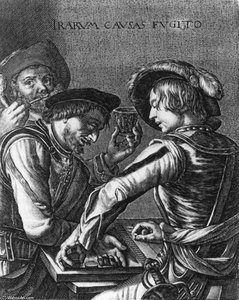 Backgammon Players — Crispijn Van De Passe