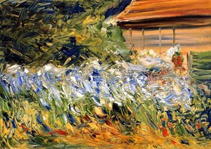 Flowers At The Gardener's House — Max Liebermann