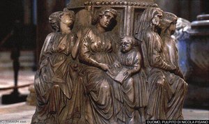 Pulpit (detail) — نيكولا بيسانو