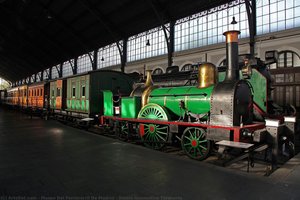 Steam Locomotive Tardienta — Museo Del Ferrocarril De Madrid