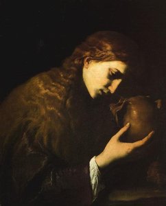 Magdalena In Meditation — Jusepe De Ribera