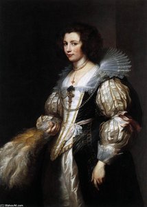 Porträt Von Maria De Tassis — Sir Anthony Van Dyck