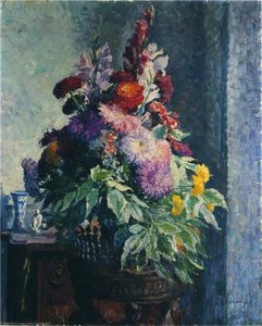 Interior With A Bouquet Of Flowers — Henri Lebasque