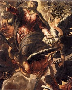 L'ascensione (dettaglio) — Jacopo Tintoretto