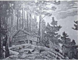 Hut In The Forest — Nicholas Roerich