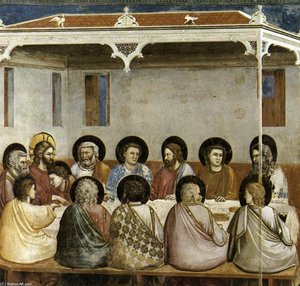 Nº 29 Cenas Da Vida De Cristo: 13. A Última Ceia — Giotto Di Bondone