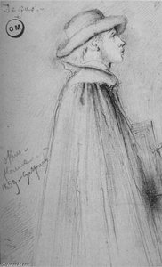 Ritratto Di Degas Negli Uffizi — Gustave Moreau