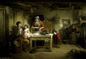Home And The Homeless — Thomas Faed