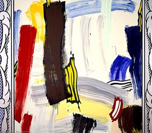 Silver Frame — Roy Lichtenstein