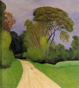 The Entrance To The Villa Beaulieu In Honfleur (also Known As Before The Storm) — Félix Vallotton