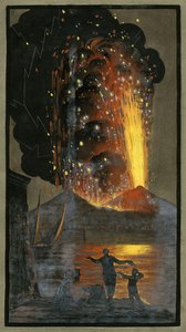Plate 2, Eruption Of Mount Vesuvius — Pietro Fabris