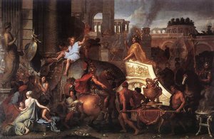Entry Of Alexander Into Babylon — Charles Le Brun