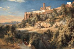 View Of Assisi — Carl Blechen