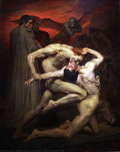 Dante And Virgil — William-adolphe Bouguereau