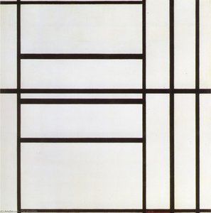 Composition No. 1 With Grey And Red 1938 / Composition With Red 1939 — Piet Mondrian