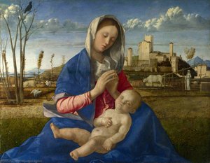 Madonna Del Prato, Ng Lon — Giovanni Bellini