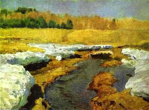 The Last Snow. Study — Isaak Ilyich Levitan