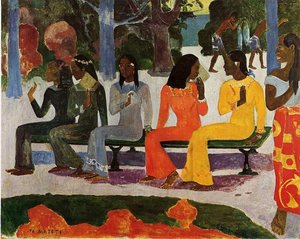 Ta Matete (il Mercato) — Eugène Henri Paul Gauguin