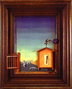 Two Children Are Threatened By A Nightingale — Max Ernst