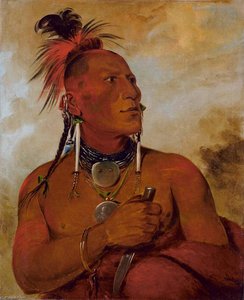Meach O Shín Gaw, Piccolo Orso Bianco, Un Valoroso Guerriero — George Catlin
