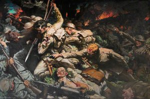 The Welsh Division At Mametz Wood, 1916 (detail) — Christopher Williams