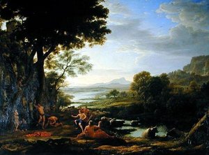 Apollo Fluttua Su Marsia — Claude Lorrain (claude Gellée)