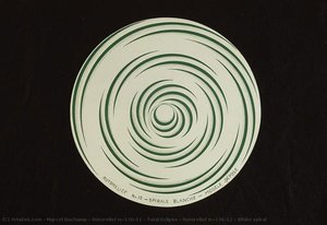 Rotorelief Nr. 11 - Totale Sonnenfinsternis / Rotorelief Nr. 12 - Weißer Spirale — Marcel Duchamp