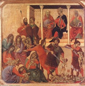 Lo Slaugo Della Innocenza — Duccio Di Buoninsegna
