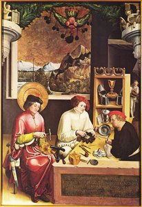 St. Eligius In His Workshop — Niklaus Manuel