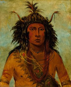 Say-say-gon, Hail Storm, War Chief — George Catlin