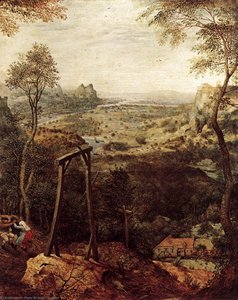 Magpie Sulla Gallows (dettaglio) — Pieter Bruegel Il Vecchio