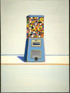 Blue Vendor — Wayne Thiebaud