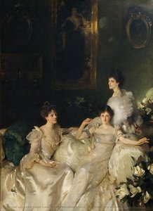 The Wyndham Sisters: Lady Elcho, Mrs. Adeane, And Mrs. Tennant — John Singer Sargent