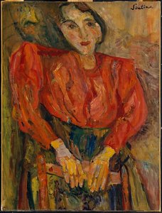 Woman In Red Blouse — Chaim Soutine