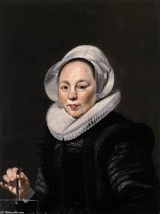 Portrait Of A Woman With A Balance — Thomas De Keyser
