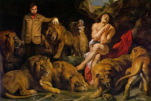 Daniel Dans La Fosse Aux Lions C.1615, Nga Washington — Pierre Paul Rubens