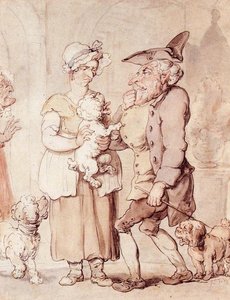 The Sick Dog — Thomas Rowlandson
